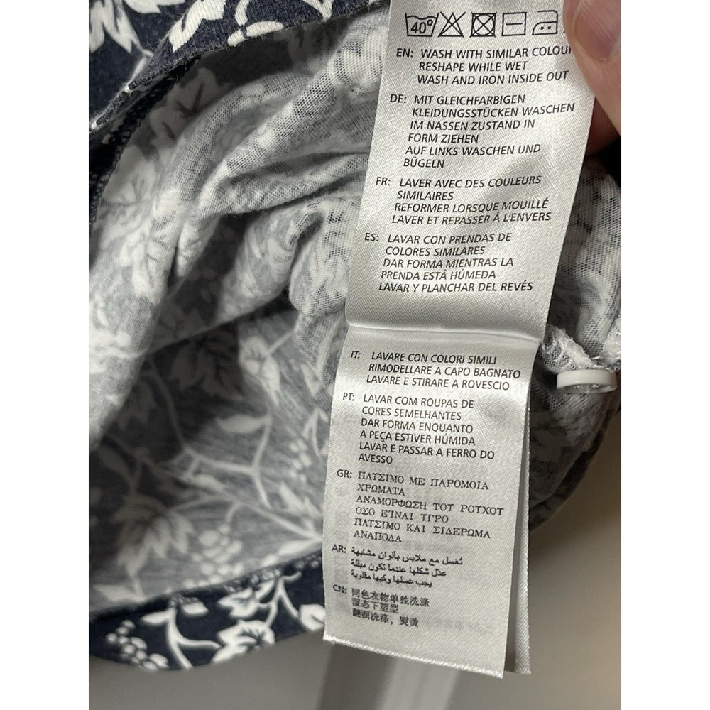 GANT RUGGER Men's Evening Blue Grapes All Over Print Rugger Pocket Polo Size XL - Picture 13 of 14